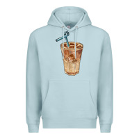 Blue Mist iced latte Premium Hoodie - BarkalooDesign