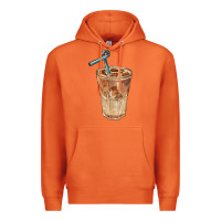 Carrot iced latte Premium Hoodie - BarkalooDesign