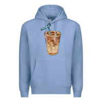 Colony Blue iced latte Premium Hoodie - BarkalooDesign