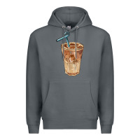 Rock iced latte Premium Hoodie - BarkalooDesign