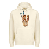 Sandshell iced latte Premium Hoodie - BarkalooDesign