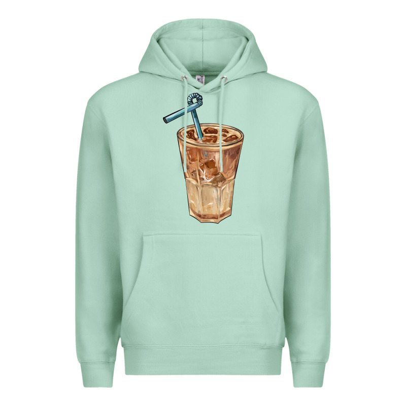 Iced Latte Premium Hoodie by BarkalooDesign | Teevron