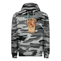 Slate Camo iced latte Premium Hoodie - BarkalooDesign