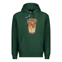 Sports Green iced latte Premium Hoodie - BarkalooDesign