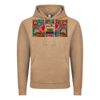 Vintage Coffee school bus leopard gemstone license plate Vintage Hoodie - Artiststas