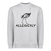 Heather Grey allegedly Heavyweight Sweatshirt - Bettercallsaul