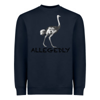 Navy allegedly Heavyweight Sweatshirt - Bettercallsaul