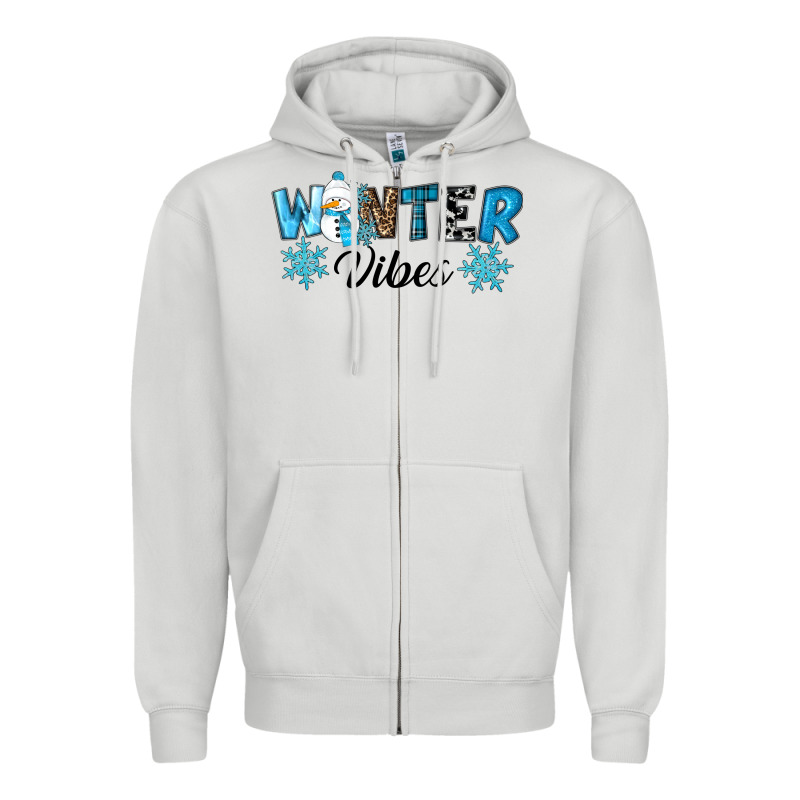 Winter Vibes Zipper Hoodie by RanaPortraitStore | Teevron
