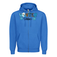 True Royal winter vibes Zipper Hoodie - RanaPortraitStore