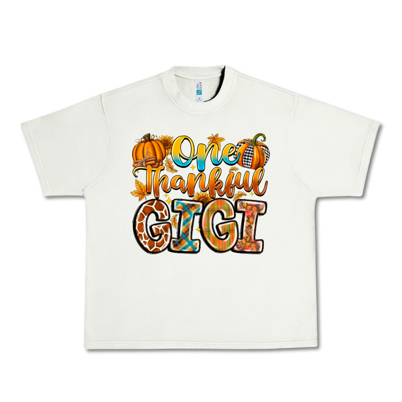 One Thankful Gigi Urban Heavy Tee by CowhideDigitalArt | Teevron