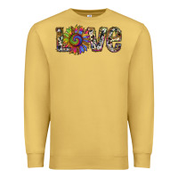 Antique Gold tie dye sunflower love Premium Sweatshirt - RanaPortraitStore
