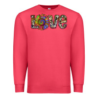 Cardinal tie dye sunflower love Premium Sweatshirt - RanaPortraitStore