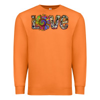 Carrot tie dye sunflower love Premium Sweatshirt - RanaPortraitStore