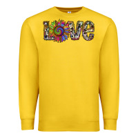Lemon tie dye sunflower love Premium Sweatshirt - RanaPortraitStore