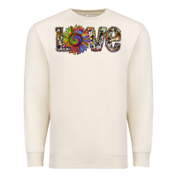 Sandshell tie dye sunflower love Premium Sweatshirt - RanaPortraitStore
