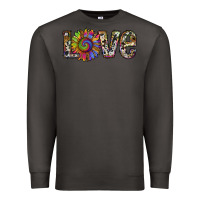 Smoke tie dye sunflower love Premium Sweatshirt - RanaPortraitStore