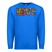 True Royal tie dye sunflower love Premium Sweatshirt - RanaPortraitStore