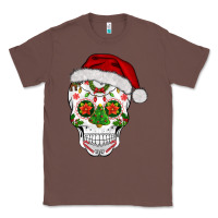 Chestnut sugar skull  christmas Classic Tee - BarkalooDesign