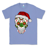 Colony Blue sugar skull  christmas Classic Tee - BarkalooDesign