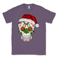 Lavender sugar skull  christmas Classic Tee - BarkalooDesign
