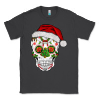 Smoke sugar skull  christmas Classic Tee - BarkalooDesign