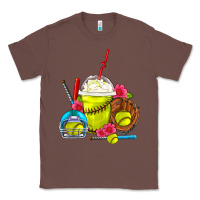 Chestnut Softball Frappe Coffee Classic Tee - FaDigitalArtStudio