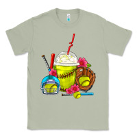 Matcha Softball Frappe Coffee Classic Tee - FaDigitalArtStudio