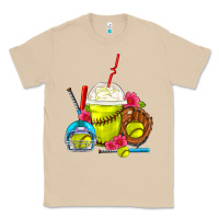 Mushroom Softball Frappe Coffee Classic Tee - FaDigitalArtStudio
