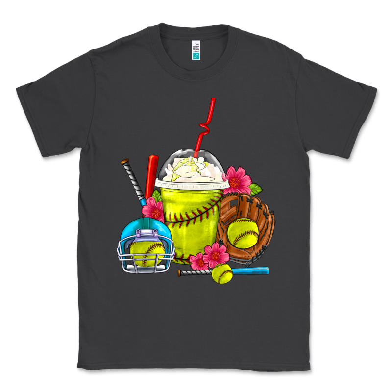 Softball Frappe Coffee Classic Tee by FaDigitalArtStudio | Teevron