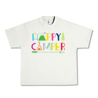 Pistachio camping arrow camper happy summer camp camping kids 635 Urban Heavy Tee - baoMotion