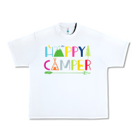 White camping arrow camper happy summer camp camping kids 635 Urban Heavy Tee - baoMotion