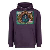 Plum thanksgiving turkey with background Heavyweight Hoodie - RanaPortraitStore