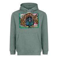 Sage thanksgiving turkey with background Heavyweight Hoodie - RanaPortraitStore