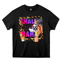 Black Small business mama Mother's Day Heavy Core Tee - FaDigitalArtStudio