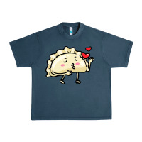 Midnight Navy pierogi lovers t  shirt pierogi kawaii emoticon polish food dyngus day Urban Heavy Tee - baoMotion