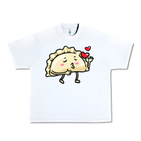 White pierogi lovers t  shirt pierogi kawaii emoticon polish food dyngus day Urban Heavy Tee - baoMotion