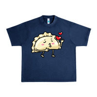 Navy pierogi lovers t  shirt pierogi kawaii emoticon polish food dyngus day Urban Heavy Tee - baoMotion