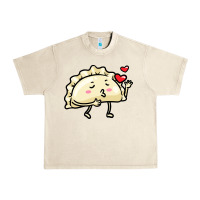 Sandshell pierogi lovers t  shirt pierogi kawaii emoticon polish food dyngus day Urban Heavy Tee - baoMotion