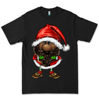 Black afro santa gnomes Premium Tee - FaDigitalArtStudio