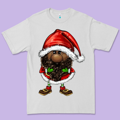 Afro Santa Gnomes Premium Tee Designed By Fadigitalartstudio