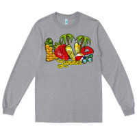 Heather Grey love summer Long Sleeve Tee - RacoonDesign