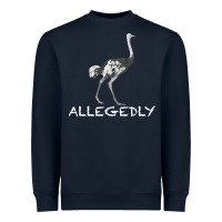 Navy allegedly Heavyweight Sweatshirt - Bettercallsaul