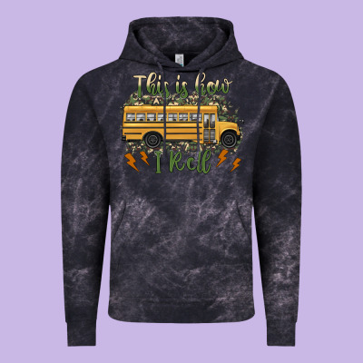 This Is How I Roll School Bus Camouflage Vintage Hoodie Designed By Artiststas