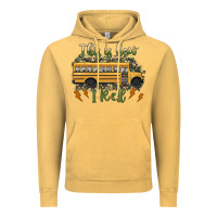 Vintage Mustard this is how i roll school bus camouflage Vintage Hoodie - Artiststas