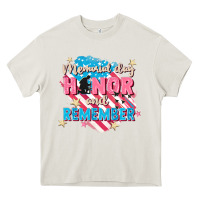 Cream Memorial Day honor and remember Heavy Core Tee - FaDigitalArtStudio