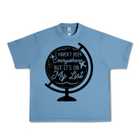 Pebble Blue i haven't been everywhere but it's on my list travel t shirt Urban Heavy Tee - baoMotion