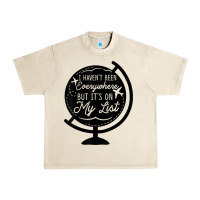 Sandshell i haven't been everywhere but it's on my list travel t shirt Urban Heavy Tee - baoMotion