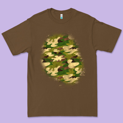 Camouflage Patch 3 Premium Tee Designed By Bundleandbundleshop