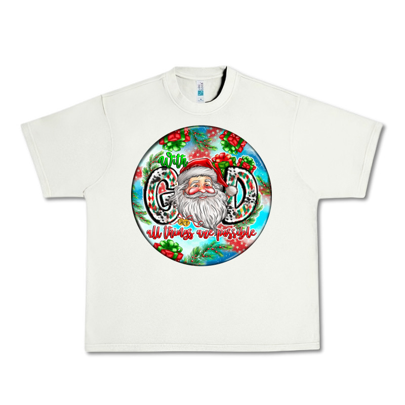 With God All Things Are Possible Urban Heavy Tee by CowhideDigitalArt | Teevron