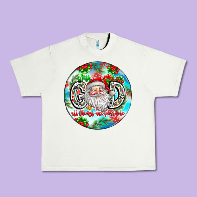 With God All Things Are Possible Urban Heavy Tee Designed By Cowhidedigitalart